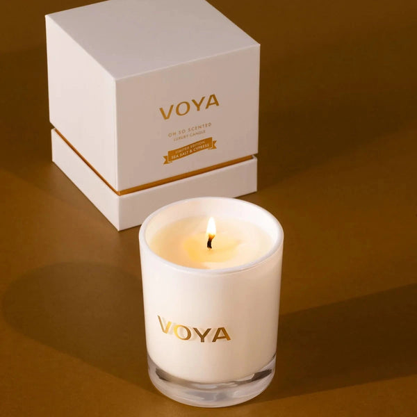 VOYA Sea Salt & Cypress Limited Edition Luxury Scented Candle 20cl