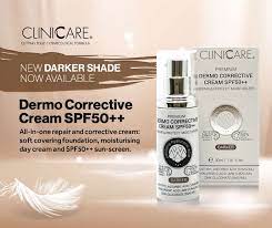 CLINICCARE Dermo Corrective Cream SPF50++ Darker 30ml Vegan