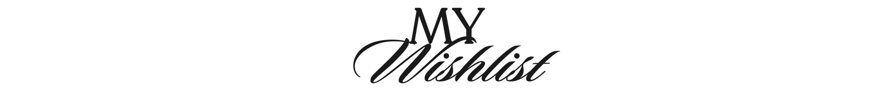 My Wishlist